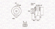 063731798010 Alternátor MAGNETI MARELLI