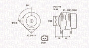 063731825010 Alternátor MAGNETI MARELLI