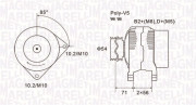 063731833010 Alternátor MAGNETI MARELLI