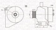 063731861010 Alternátor MAGNETI MARELLI