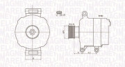 063731869010 Alternátor MAGNETI MARELLI