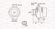 063731928010 generátor MAGNETI MARELLI