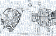 063731938010 Alternátor MAGNETI MARELLI