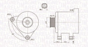 063731944010 Alternátor MAGNETI MARELLI