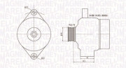 063731952010 Alternátor MAGNETI MARELLI