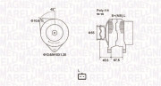 063731963010 Alternátor MAGNETI MARELLI