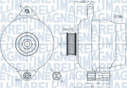 063732004010 MAGNETI MARELLI alternátor 063732004010 MAGNETI MARELLI