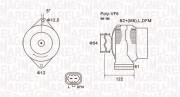 063732005010 Alternátor MAGNETI MARELLI