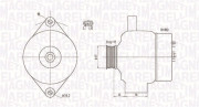 063732026010 Alternátor MAGNETI MARELLI