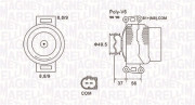 063732038010 Alternátor MAGNETI MARELLI