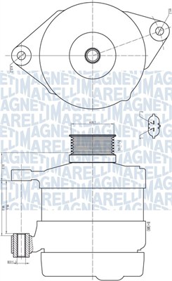 063732192010 Alternátor MAGNETI MARELLI