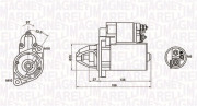 063721283010 Startér MAGNETI MARELLI