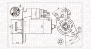 063721293010 Startér MAGNETI MARELLI