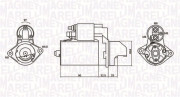 063721334010 Startér MAGNETI MARELLI