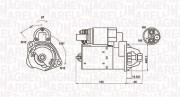 063721394010 Startér MAGNETI MARELLI