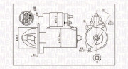 063721410010 Startér MAGNETI MARELLI