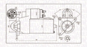 063720373010 Startér MAGNETI MARELLI