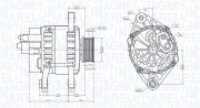 063731743010 Alternátor MAGNETI MARELLI