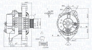 063734274010 Alternátor MAGNETI MARELLI