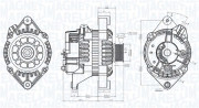 063730861010 Alternátor MAGNETI MARELLI