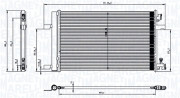 350203760000 Kondenzátor, klimatizace MAGNETI MARELLI