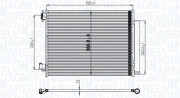 350203823000 Kondenzátor, klimatizace MAGNETI MARELLI