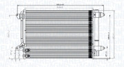 350203845000 Kondenzátor, klimatizace MAGNETI MARELLI