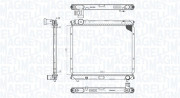 350213200700 Chladič, chlazení motoru MAGNETI MARELLI