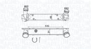 351319204880 Chladič turba MAGNETI MARELLI