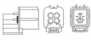 466016355102 Lambda sonda MAGNETI MARELLI