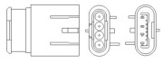 466016355160 Lambda sonda MAGNETI MARELLI