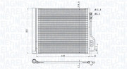 350203854000 Kondenzátor, klimatizace MAGNETI MARELLI