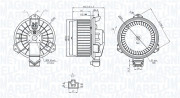 069412749010 vnitřní ventilátor MAGNETI MARELLI