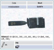 510033438501 Spínač řízení MAGNETI MARELLI