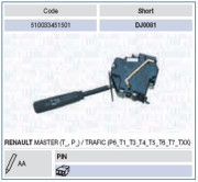 510033451501 Spínač řízení MAGNETI MARELLI