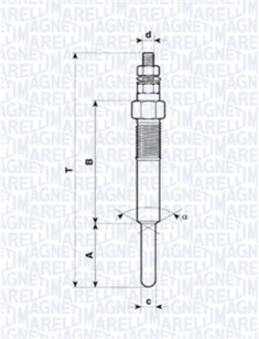 062583101304 MAGNETI MARELLI żeraviaca sviečka 062583101304 MAGNETI MARELLI