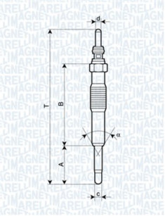 062900027304 MAGNETI MARELLI żeraviaca sviečka 062900027304 MAGNETI MARELLI