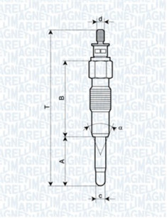 062900040304 MAGNETI MARELLI żeraviaca sviečka 062900040304 MAGNETI MARELLI