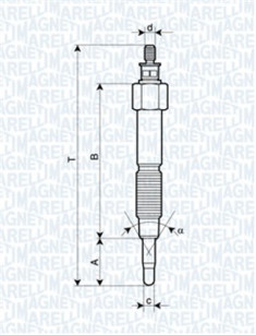 062900093304 MAGNETI MARELLI żeraviaca sviečka 062900093304 MAGNETI MARELLI