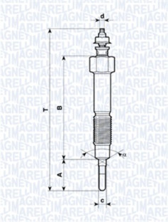 062900044304 MAGNETI MARELLI żeraviaca sviečka 062900044304 MAGNETI MARELLI