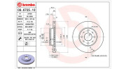 360406023000 MAGNETI MARELLI brzdový kotúč 360406023000 MAGNETI MARELLI