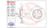 360406031100 MAGNETI MARELLI brzdový kotúč 360406031100 MAGNETI MARELLI