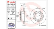 360406053900 MAGNETI MARELLI brzdový kotúč 360406053900 MAGNETI MARELLI