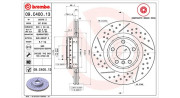 360406130604 Brzdový kotouč MAGNETI MARELLI