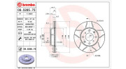 360406027505 MAGNETI MARELLI brzdový kotúč 360406027505 MAGNETI MARELLI