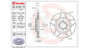 360406048505 MAGNETI MARELLI brzdový kotúč 360406048505 MAGNETI MARELLI