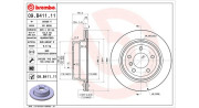 360406124101 Brzdový kotouč MAGNETI MARELLI