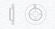 361302040616 MAGNETI MARELLI brzdový kotúč 361302040616 MAGNETI MARELLI