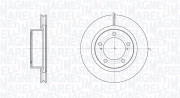 361302040648 MAGNETI MARELLI brzdový kotúč 361302040648 MAGNETI MARELLI