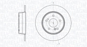 361302040650 MAGNETI MARELLI brzdový kotúč 361302040650 MAGNETI MARELLI